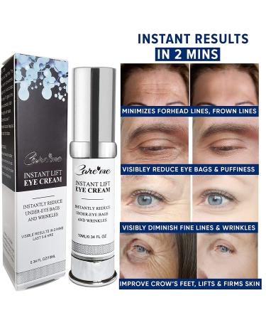 Firming Eye & Face Cream - Reduce Bags & Puffiness, Smooth Wrinkles - Temporary Tightener & Wrinkle Remover for Youthful Look - 10ml - Buy Online on GoSupps.com