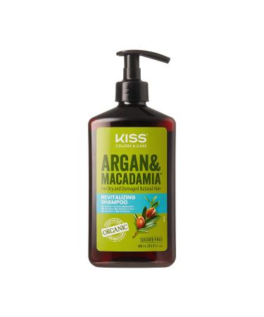 KISS Color & Care Argan & Macadamia For Dry and Damaged Natural Hair Shampoo (13.5 fl. oz // 400 mL)