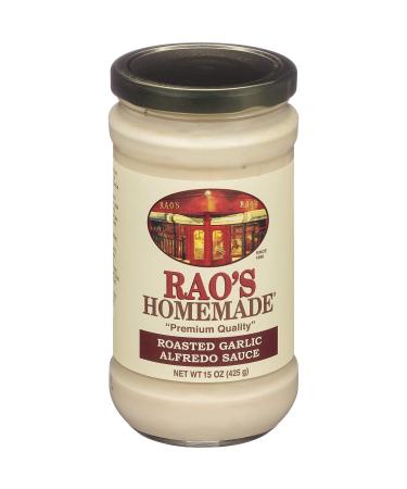 Rao's Homemade Roasted Garlic Alfredo Sauce 15oz Jar (3 Pack) - Buy Online on GoSupps.com