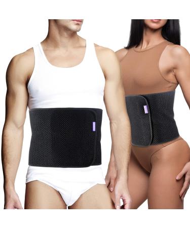 Everyday Medical Abdominal Binder Post Surgery - with Bamboo Charcoal Accelerate Healing and Reduce Swelling After C-Section, Abdomen Surgeries, Tummy Tuck, Bladder & Gastric Bypass Belly Girdle Small/Medium (Pack of 1)