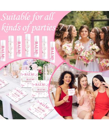 15 Pack Pink Bow Lip Balm Bulk Coquette Bow Thank You Gifts Appreciation Moisturizing Lip Care Set Valentine's Galentine's Day Bachelorette Party Favor for Women Wedding Bridal Spring Supplies - Buy Online on GoSupps.com