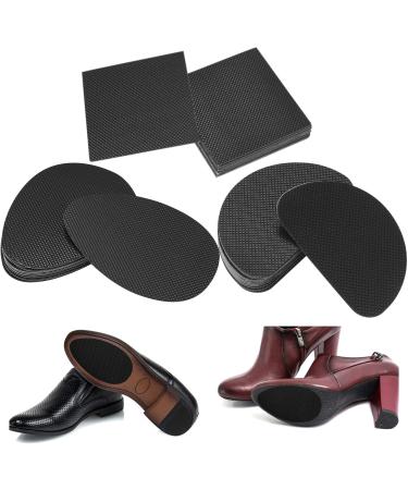 36 Pcs/18 Pairs Non-Slip Shoe Pads Rubber Shoe Sole Protector Pads Self-Adhesive Shoe Grips Pads Stickers Non Skid for Ladies Shoes High Heels Boots