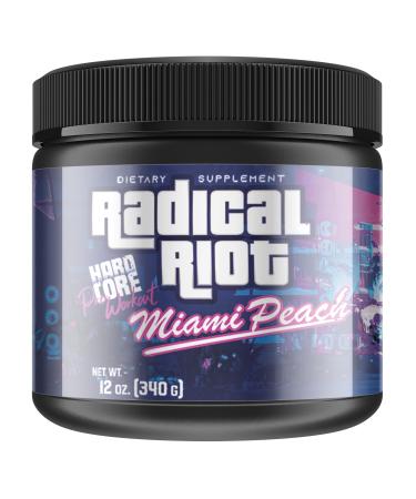 American Supps Pre Workout Booster 340g - Peacher Eises - 300 mg Kaffein + Beta Alanin + L Citrullin Malate - Ultimate Pump Booster for Hardcore Training Miiami Peach - Peach Earn