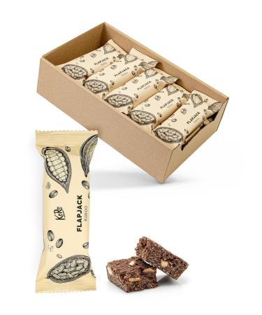 KoRo KoRo - Cereal bars "Flapjack" chocolate 15 x 60g - Energy bar for the road and after sports - With cashews and cocoa pieces - Vegan - Gluten free