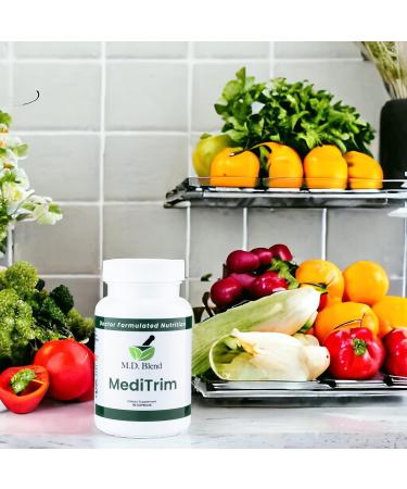 MediTrim Energy Supplements Metabolism Booster Supports Vitality Satiety & Physique Goals Smooth System Balance Green Coffee Bean Apple Cider Vinegar Hibiscus 90 Capsules (Pack of 1) 90 Count (Pack of 1) - Buy Online on GoSupps.com