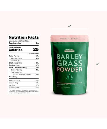 Sun Bay Organics Dehydrated Barley Grass Powder - 8 oz | Non-GMO & Gluten-Free - Buy Online on GoSupps.com