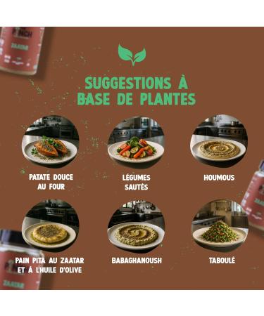 THE PINCH Zaatar Arabic Seasoning 100% Natural - Saveur authentique libanaise avec du sumac. Facile utiliser sur les salades les l gumes r tis le houmous et les patates douces. 400g Zaatar Easypack - 300 g - Buy Online on GoSupps.com