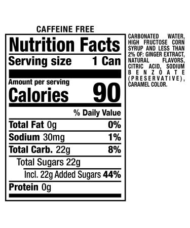 Canada Dry Bold Ginger Ale Mini Cans 7.5 fl oz - 6 Pack - Buy Online on GoSupps.com