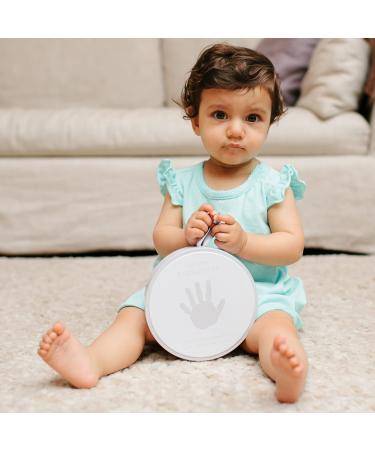 Pearhead My Little Prints Babyprints Keepsake Tin Kit - Gender Neutral Baby Handprint Impression Keepsake in Gray Tin - Buy Online on GoSupps.com