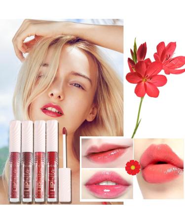 Hyaluronic Acid Lip Gloss - Long-Lasting Brown Tint Non-Sticky Plumping & Hydrating Vegan Gloss #03 - Buy Online on GoSupps.com