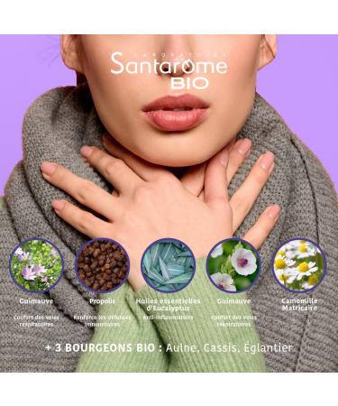 Santarome Bio Breathing Rubber Bio irritated throat propolis 45 chewing gum France - Buy Online on GoSupps.com