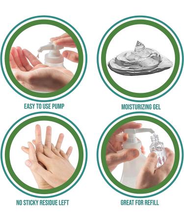 JERMEE 70% Alcohol Hand Sanitizer Gel - 1 Gallon | Kills 99.99% Germs | Vitamin E & Aloe Vera | Made in USA - Buy Online on GoSupps.com