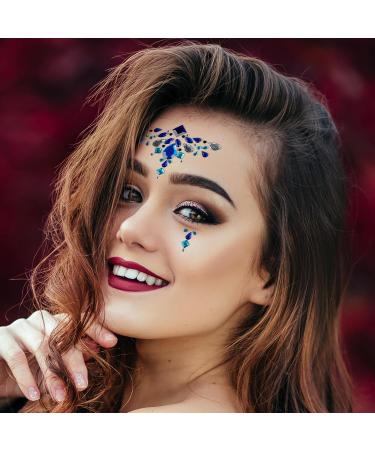 EMOME Face Gems - 6 Sets Mermaid Makeup Jewels & Stickers for Women & Kids | Perfect for Fairy & Rave Costumes - Buy Online on GoSupps.com