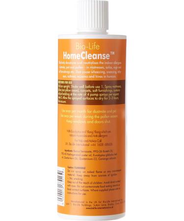 Bio-Life HomeCleanse Spray for Dustmites/Pets and Other Allergens 350 ml (Pack of 1) - Buy Online on GoSupps.com