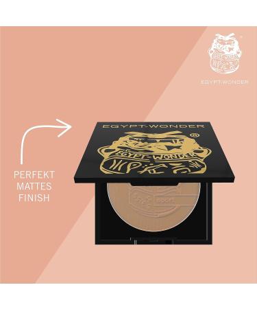 Egypt-Wonder Compact Single Matt Powder | Mineral Face Powder for All Skin Types | Perfect Matte Complexion | Original Since 1980 - 10g - Buy Online on GoSupps.com