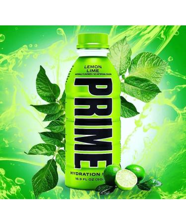 Logan Paul & KSI Prime Hydration Energy Drink - Lemon Lime Flavor | 500ml - Buy Online on GoSupps.com