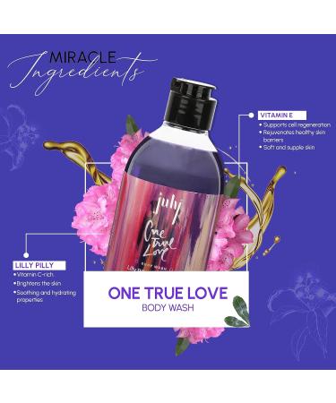 One True Love Body Wash 300ml - Long Lasting Fragrance Nourishing Exfoliating Gel with Vitamin E for Women & Men - Shop Internationally - Buy Online on GoSupps.com