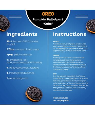 OREO Orange Creme Halloween Cookies - 5 Spooky Designs - 1-1.25 lb Pack - Buy Online on GoSupps.com