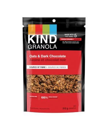 KIND Healthy Grains Granola Clusters Oats & Dark Chocolate Gluten Free 6 Count 6 Count Gluten Free