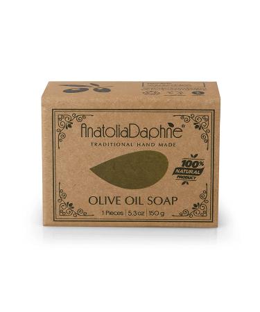 Handmade Olive Oil Soap Bar - 100% Pure Natural & Vegan (Pack of 5, 5.7 oz each) - Buy Online on GoSupps.com