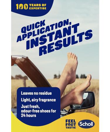 Scholl Fresh Step Antiperspirant Spray 96 gm (Pack of 2) Fresh 96 g (Pack of 2) - Buy Online on GoSupps.com