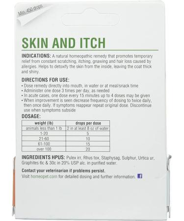 3 Pack HomeoPet Skin & Itch Relief (45 mL) - Fast-Acting Relief for Pets - Buy Online on GoSupps.com