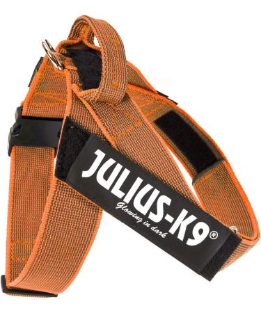 Julius-K9 XL Orange-Grey Belt Harness | Durable & Comfortable Dog Harness for International Shipping - Buy Online on GoSupps.com