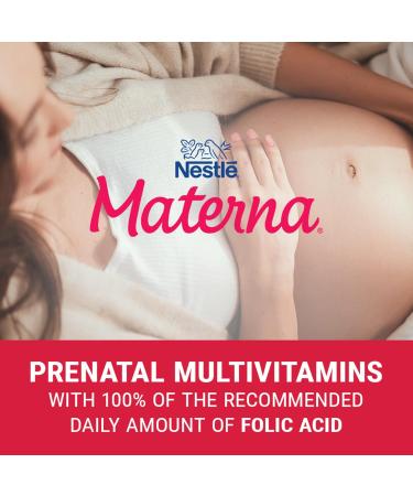 NESTL Materna Prenatal Multivitamin with DHA Supplement | Folic Acid | 60 tablets + 60 DHA soft gels - Buy Online on GoSupps.com