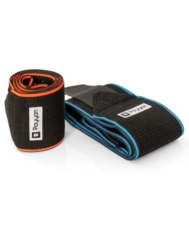 Rayyan Adjustable Ankle Strap Brace - Compression Wrap for Sports Injury Recovery | Sprained Ankle & Tendon Support for Men & Women - Orange (2 Pack - Buy Online on GoSupps.com
