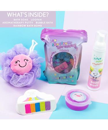 Just My Style MoodJoy Bubbly Bath Time Set | Bath Spa Essentials - Lavender Bubble Bath, Rose Bath Soak, Rainbow Bath Bomb | Aromatherapy Bath Kit by Horizon Group USA - Buy Online on GoSupps.com