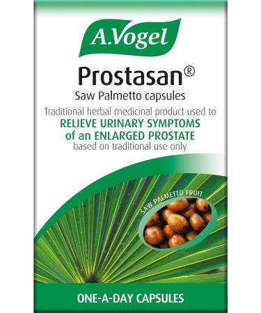 A.Vogel Prostasan Saw Palmetto Capsules - Prostate Supplement for Men, Relieve Urinary Discomfort with BPH - 90 Capsules (1 Month Supply) - Buy Online on GoSupps.com