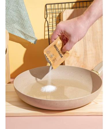 FRY&TOSS Cooking Oil Solidifier - Waste Cooking Oil Solidifier Powder - Plant-Based Oil Hardener for Easy Disposal - Solidifies Up to 8 Cups - Buy Online on GoSupps.com