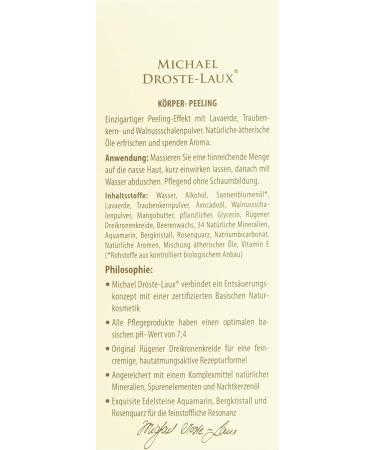 Buy Michael Droste-Laux Natural Cosmetics Basic Body Scrub 200 ml | International Shipping Available - Buy Online on GoSupps.com
