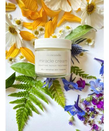 Miracle Moisturizer Cream by Skincando | All Natural & Organic Intensive Hydrating Cream | 2oz with Apricot Kernel Oil Grapefruit Seed Extract & Lavender - Buy Online on GoSupps.com