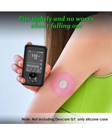 Buy Dexcom G7 Coated Silicone Shockproof Receiver Case with AirTag - Protective Cover for Dexcom G7 Reader - YouShares 01 Black - Buy Online on GoSupps.com