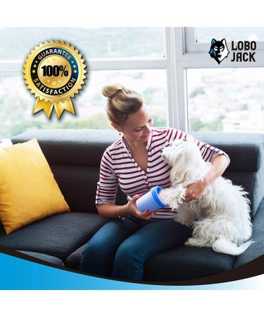Portable Dog Paw Cleaner - 360 Silicone Washer Cup for Small & Medium Pets (Blue) - Buy Online on GoSupps.com