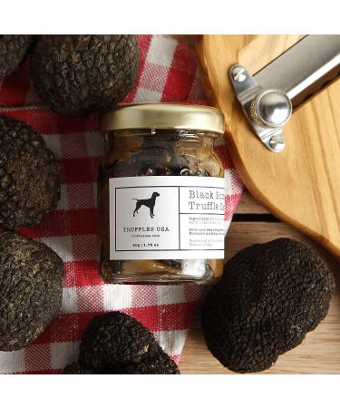 TRUFFLES USA Black Truffle Slices Carpaccio 1.76 oz - Imported from Italy | Vegetarian & Gluten Free - Buy Online on GoSupps.com