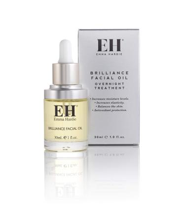 Emma Hardie Brilliance Facial Oil Lightweight Face Oil with Sweet Almond Oil Grapeseed Oil and Sunflower Oil Anti Aging and Hydrating Serum for All Skin Types