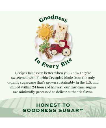 Florida Crystals Organic Powdered Raw Cane Sugar 16 OZ Pouch (Pack of 2) - 32 Ounces - Buy Online on GoSupps.com