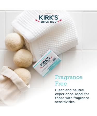 Kirk's Castille originale Coco Savon sans parfum Paquet 18 Fragance Free 1 Fragance Free 125 GRAMMES - Buy Online on GoSupps.com