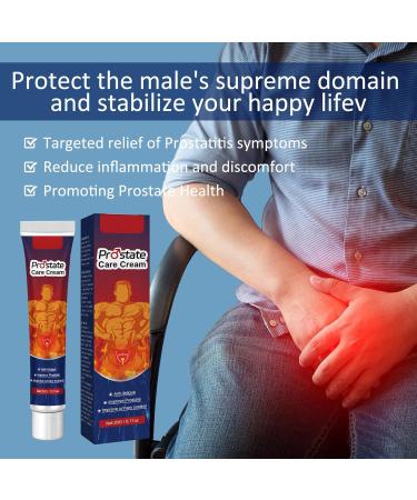 Prostate Cream for Prostatitis Relief | Reduces Inflammation & Urine Problems | 20g (3 Pack) - Buy Online on GoSupps.com