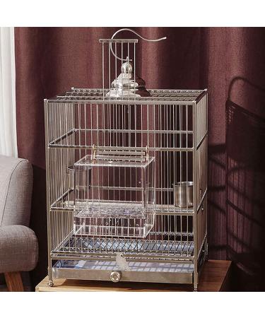 Saderoy Bird Bath Cage - Leak-proof Bathtub with Hanging Hooks for Small Birds | Ideal for Parrots, Lovebirds, and Canaries | Portable Shower Accessory - Buy Online on GoSupps.com