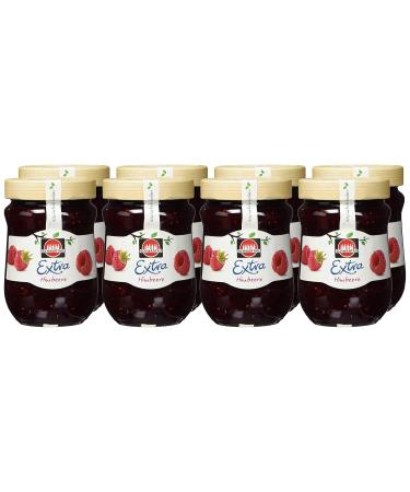 Schwartau Extra Raspberry Jam - Pack of 8 (8 x 340g) | Premium German Quality | International Shipping - Buy Online on GoSupps.com