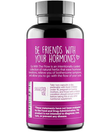 Happy Healthy Hippie Go with The Flow - Hormone Balance for Women  60 Capsules - Buy Online on GoSupps.com