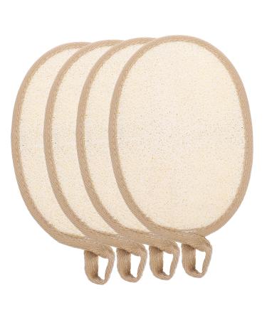 4pcs Loofah Bath Towel Loofah Exfoliating Sponge Loofah Sponge Loofah Exfoliating Shower Sponge Bath Shower Loofah Bathing Loofah Body Scrubber Loofah Exfoliating Scrubber
