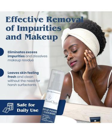 Clear Choice Gentle Foaming Cleanser 6.7oz Soap-Free, SLS-Free Face Wash for Sensitive, Acne-Prone Skin Restores pH Balance, Removes Makeup, Ideal for Post-Peel and Post-Laser Care - Buy Online on GoSupps.com