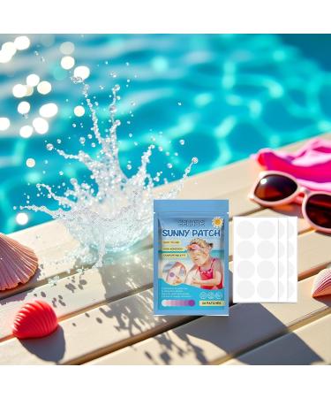 24 Pcs UV Stickers for Sunscreen Sun Cream Stickers to Reapply Waterproof UV Detection Stickers UV Detection Reminder UV Patch for Kids Adults Waterproof Patches Changes Color When Time To Reapply - Buy Online on GoSupps.com