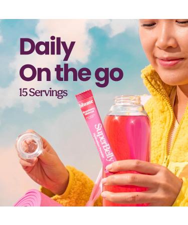 Blume SuperBelly Gut Health and On-The-Go Hydration Packets GLP-1 Friendly Sugar-Free with Prebiotics Probiotics Apple Cider Vinegar Vitamin C and Electrolytes Strawberry Hibiscus & A ai Pomeg - Buy Online on GoSupps.com