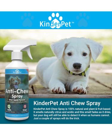 KinderPet Eco Anti Chew Bitter Apple Spray for Dogs Stop Chewing Biting Barking Alcohol Free Formula Pet Puppies Dogs 500ml - Buy Online on GoSupps.com