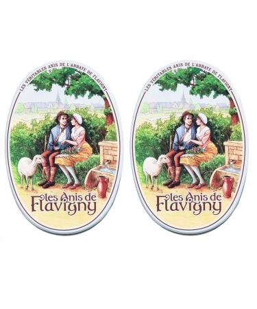 Les Anis de Flavigny - The French aniseed candy with anise flavor (natural anise) 2-pack